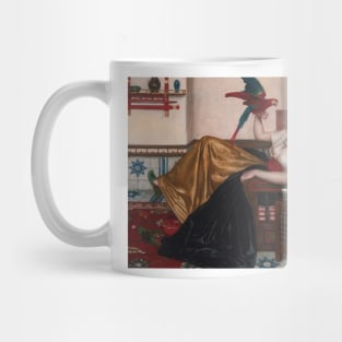 The Lady of the Tooti-Nameh or The Legend of the Parrot by Valentine Cameron Prinsep Mug